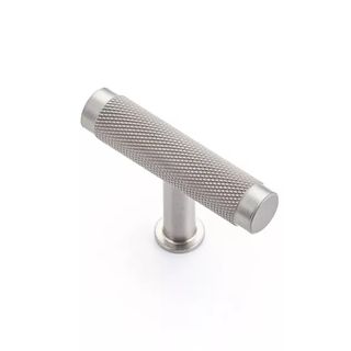 CHELSEA KNOB 'T' DULL BRUSHED NICKEL (CASTELLA)