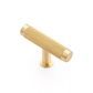 CHELSEA KNOB SATIN BRASS
