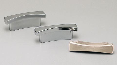 BOW TIE KNOB BRUSHED NICKEL FINISH