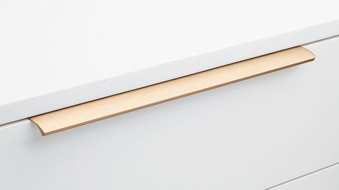 FORNEL EDGE PULL PULL BRUSHED ROSE BRASS
