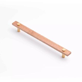 MADERA HANDLE 224MM TAS OAK/POLISHED GOLD (CASTELLA)