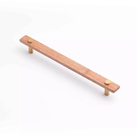 MADERA HANDLE 224MM TAS OAK/BRUSHED GOLD (CASTELLA)