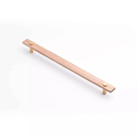 MADERA HANDLE 288MM TAS OAK/BRUSHED GOLD (CASTELLA)