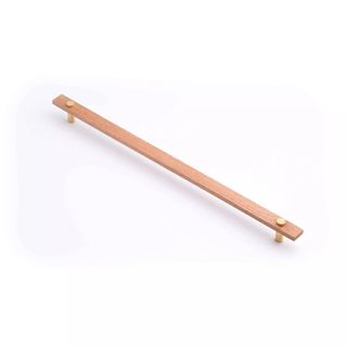 MADERA HANDLE 416MM TAS OAK/POLISHED GOLD (CASTELLA)