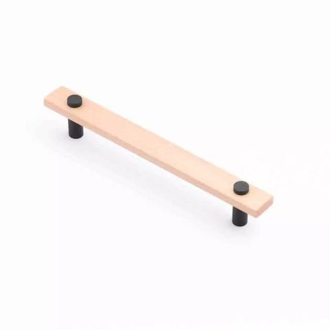 MADERA HANDLE EURO BEECH/MATTE BLACK