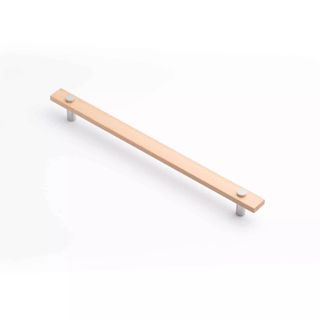 MADERA HANDLE 288MM EURO BEECH/POLISHED CHROME (CASTELLA)
