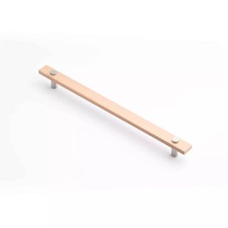 MADERA HANDLE 288MM EURO BEECH/SATIN CHROME (CASTELLA)