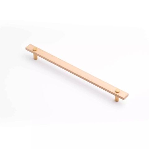 MADERA HANDLE 288MM EURO BEECH/BRUSHED GOLD (CASTELLA)