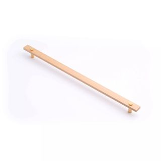MADERA HANDLE 416MM EURO BEECH/POLISHED GOLD (CASTELLA)