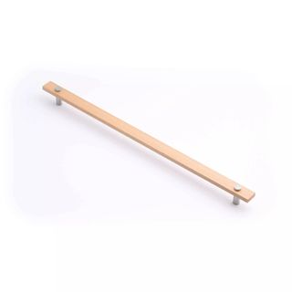 MADERA HANDLE 416MM EURO BEECH/SATIN CHROME (CASTELLA)