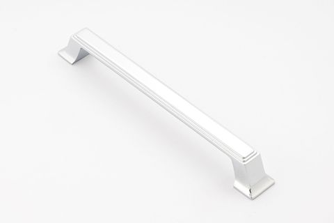 BUCKHURST HANDLE 192MM POLISHED CHROME (CASTELLA)