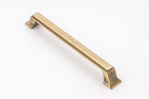 BUCKHURST HANDLE 192MM BRUSHED ANTIQUE BRASS (CASTELLA)