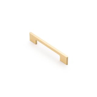 CLEMENT HANDLE 128MM BRUSHED BRASS (CASTELLA)
