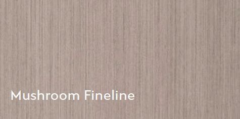 MUSHROOM F/LINE SATIN UNGLUED ABS EDGE 100X21 1MM (100113)