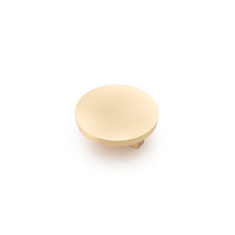 GYRE KNOB BRUSHED BRASS