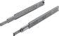 HAFELE BALL BEARING RUNNER FULL EXTENSION SIDE MOUNT (BLACK GALVANISED)
