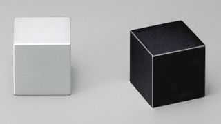 CUBE KNOB 25MM BLACK ANODISED