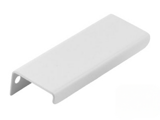 FERRARA HANDLE 100MM WHITE (LIP PULL)