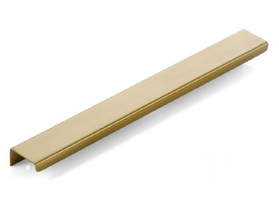 FERRARA HANDLE 300MM BRUSHED BRASS (LIP PULL)