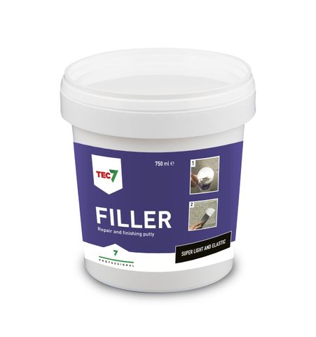 TEC7 FILLER SMALL WHITE 750ML