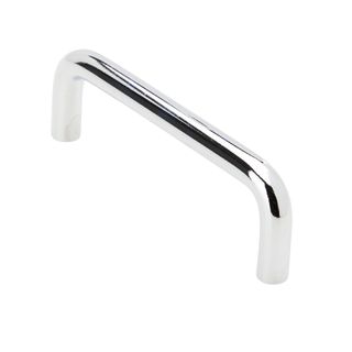 HANDLE 'D' POLISHED CHROME 96MM