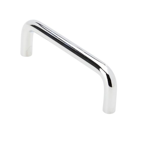 HANDLE 'D' POLISHED CHROME 96MM