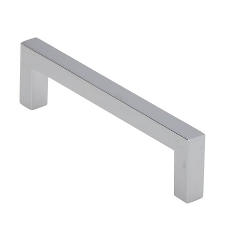 HANDLE SQ POLISHED CHROME 8X96MM