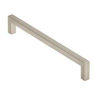 HANDLE SQ B/NICKEL 8X160MM
