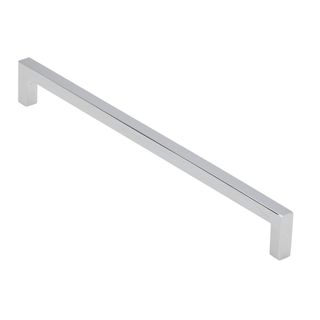 HANDLE SQ POLISHED CHROME 8X224MM