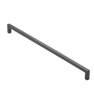 HANDLE SQ MATT BLACK 8X320MM