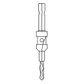 DRILL COUNTER SINK 3.175MM FOR SCREW #10