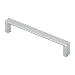 HANDLE 'D' POLISHED CHROME 128MM