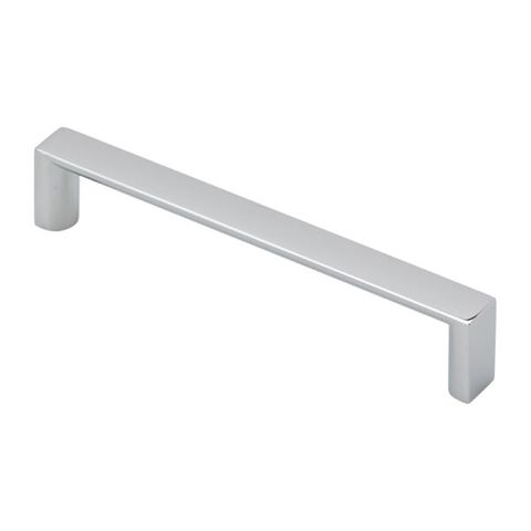 HANDLE 'D' POLISHED CHROME 128MM