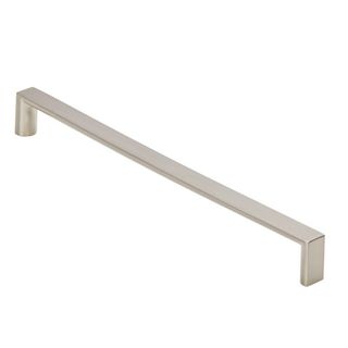HANDLE 'D' BRUSHED NICKEL 224MM
