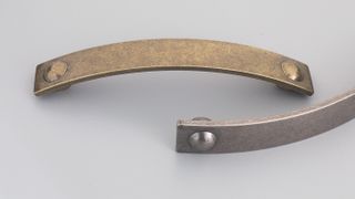 FLAT HAMPTON HANDLE 128MM OXIDISED TIN GLOSS