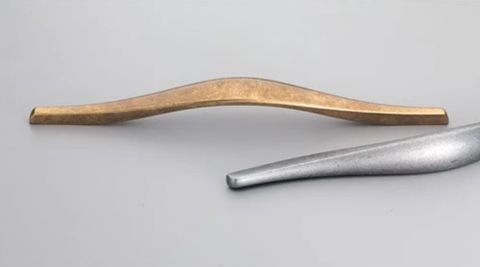 LARGE HAMPTON HANDLE 320MM RUSTIC GREY