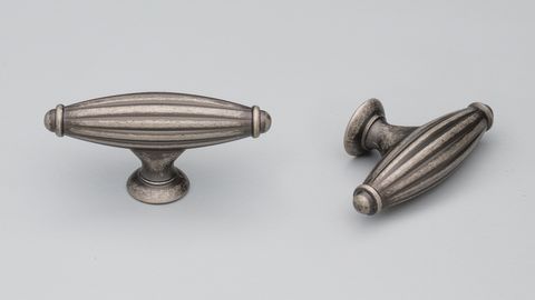 ASHFORD OVAL KNOB 66MM ANTIQUE PEWTER