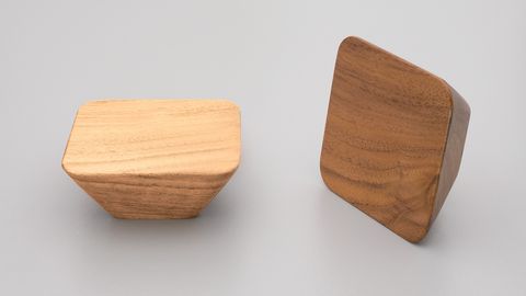 APP WOOD KNOB 16MM WALNUT