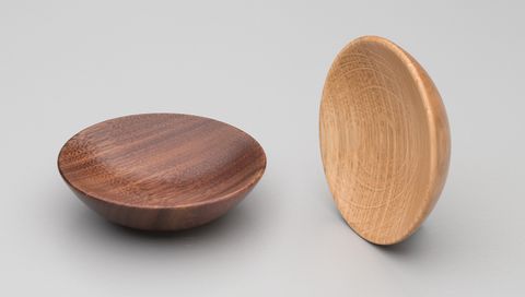 BOWL KNOB 65MM OAK