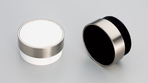 RADIO KNOB 48MM WHITE WITH SE RING