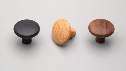 BRUTUS KNOB 32MM BLACK STAIN