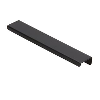 VJS LIP HANDLE MATT BLACK 200MM