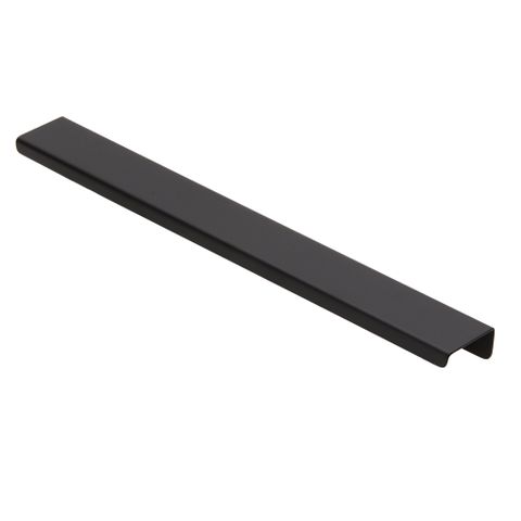 VJS LIP HANDLE MATT BLACK 300MM