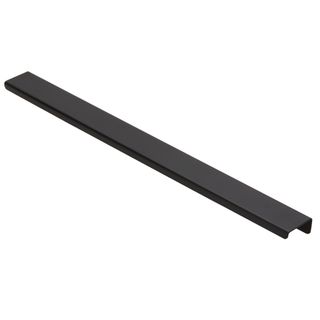 VJS LIP HANDLE MATT BLACK 400MM