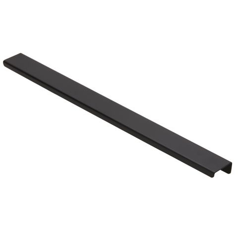 VJS LIP HANDLE MATT BLACK 400MM