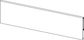 HAFELE ALTO SLIM FRONT PANEL 1100MM WHITE