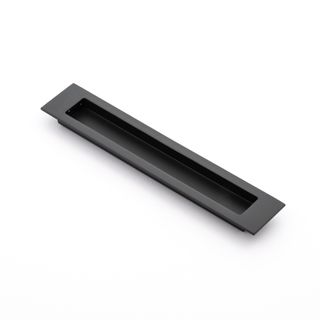 SLIDE 150MM FLUSH PULL - MATT BLACK (CASTELLA)