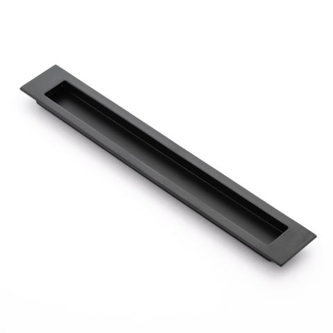 SLIDE 250MM FLUSH PULL - MATT BLACK (CASTELLA)