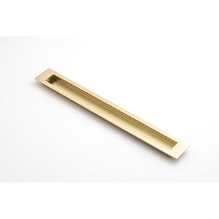 SLIDE 300MM FLUSH PULL - SATIN BRASS (CASTELLA)