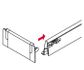 HAFELE ALTO INT. FRONT PANEL BRACKET 86MM WHITE
